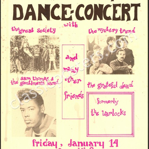 ClassicPosters.com Announces Its February 2017 Auction of Rare and Important 1960's Rock 'N' Roll Posters and Handbills