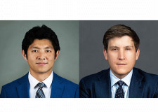 Fan Li (left) and Matthew DellaBetta