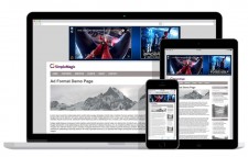 Cross screens enhanced video advertising 