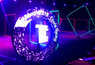 Drone Challenge Events Feature Hi-Tech Video Displays and Curved LED Video