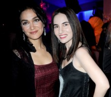 Attorney Nadia Davari and client, actress Vida Ghaffari