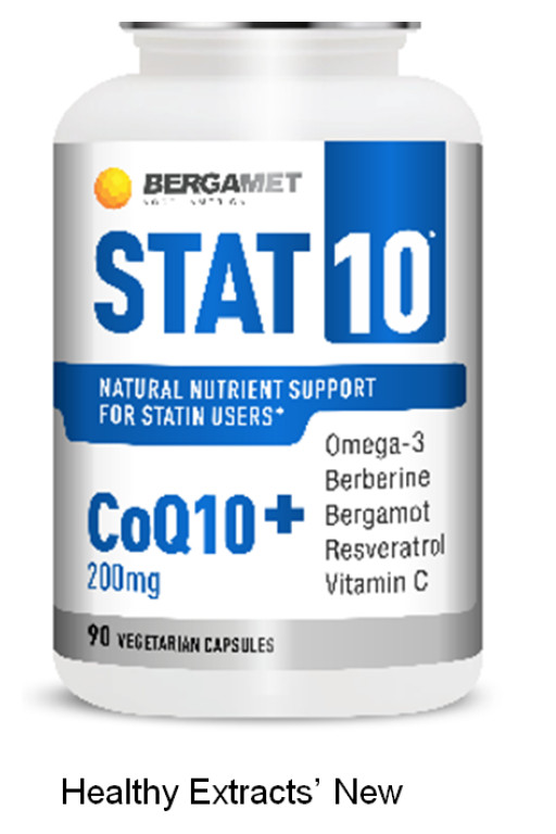 Healthy Extracts Launches STAT10(TM), Breakthrough CoQ10 and Nutrient Support Formulation for America's 40 Million Statin Users