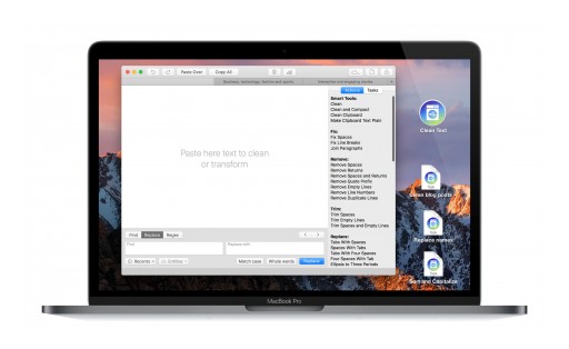 The New Version 7 of Clean Text for Mac Implements Machine Learning to Instantly Identify and Select Personal Names, Place Names and Organization Names Mentioned in the Text.