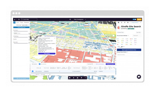Giraffe Launches Site Search Powered by Regrid