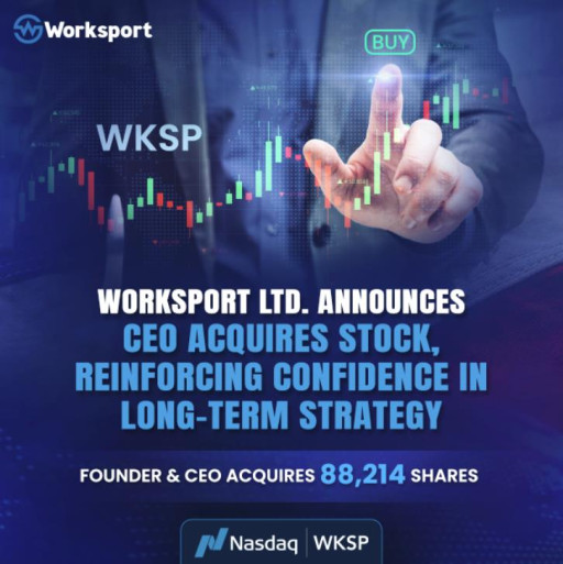 Worksport Ltd. Announces CEO Acquires Stock, Reinforcing Confidence in Long-Term Strategy