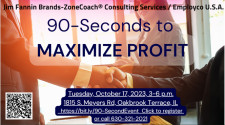 90 Seconds to Maximize Profit Leadership Event