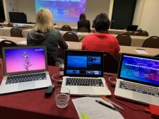 Dr. Farshchian teaching at AAOSCP workshop