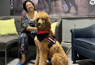 Army Veteran Kerrie Porter and New Service Dog Hayden