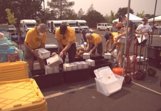 Organizing supplies to get them into the hands of those in need