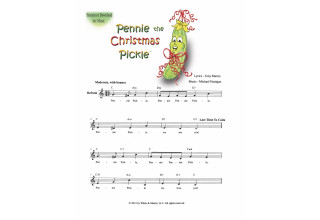 Pennie, the Christmas Pickle Song Sheet