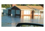 Flooded homes