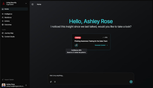 Living Security Launches Livvy, the AI-Native Intelligence Powering Predictive Human Risk Management