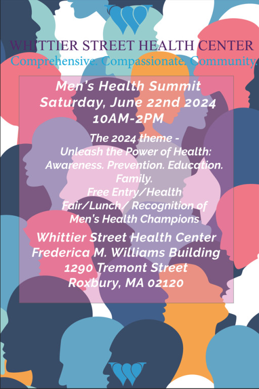 Unleashing the Power of Men's Health: Whittier Street Health Center to Shine Spotlight on Equity and Access