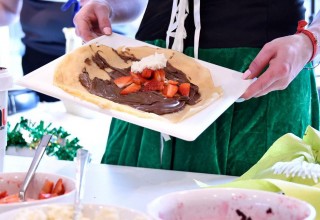 Everyone enjoyed the delicious treats.