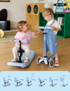 Micro Kickboard's "Mini Rock & Go LED" for ages 1-6