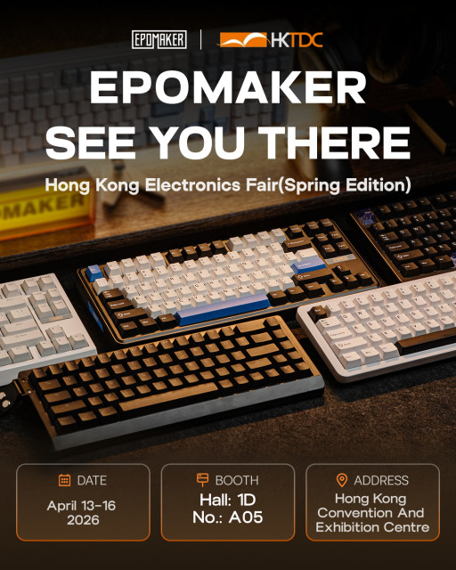 Epomaker Showcases New Innovations at HKTDC Hong Kong Electronics Fair (Spring Edition)