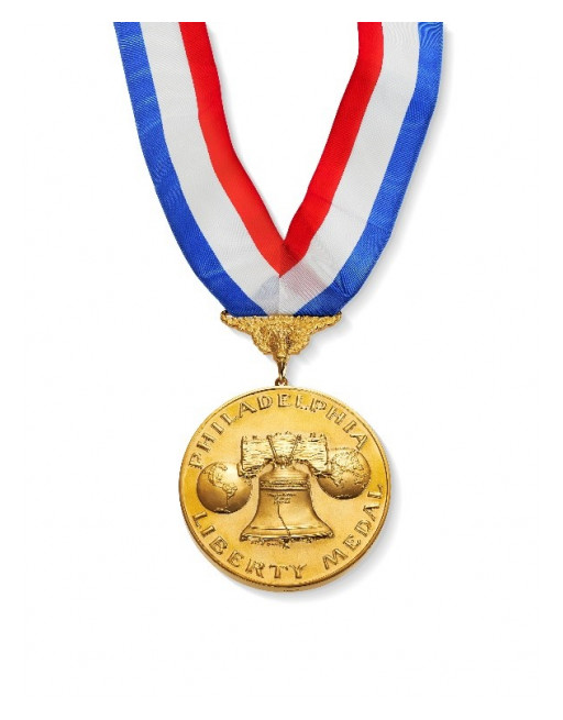 The 2021 Liberty Medal Made by Hamilton Jewelers Awarded to 2 Freedom Fighters