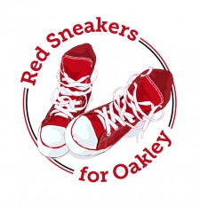 Red Sneakers for Oakley Logo