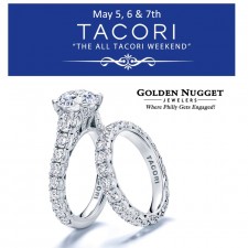 "All Tacori Weekend" scheduled for May 5th, 6th, and 7th, at Golden Nugget Jewelers Located in Philadelphia, Pennsylvania.