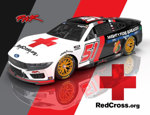 Mighty Fire Breaker & The American Red Cross Join Nascar & RWR