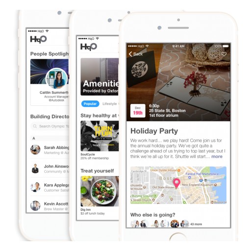 VentureApp Becomes HqO and Unveils Tenant Engagement Platform for Premium Commercial Office Buildings