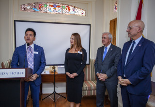 Joseph Milton, Alexandra Milton, Congressman Carlos Gimenez, Congressman Ted Deutch