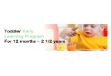 Toddler Early Learning Daycare Program