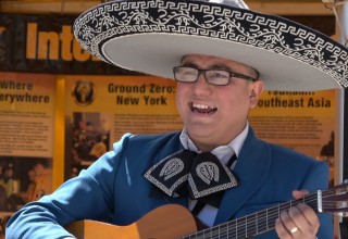 El Mariachi Nuevo Mexico performed at the opening of the Scientology Volunteer Ministers Cavalcade at University of New Mexico. 