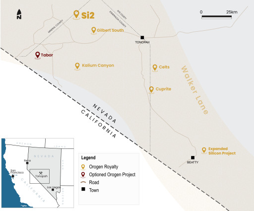Orogen Royalties Creates a New Royalty on the Si2 Gold Project