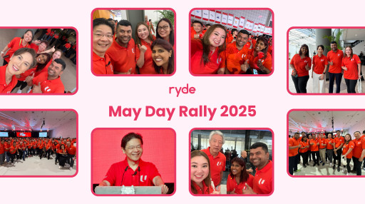 Ryde Reaffirms Commitment to Gig Workers at NTUC May Day Rally, Supporting Inclusive Growth and Fair Work Practices