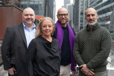 Graham Ericksen, Kristen Kulenych, Jay Erickson, and Rick Levine