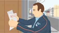 USPS Posting Notice to Tenant's Door