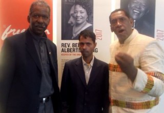 Tennessee State Senator Reginald Tate take Dr. Rajeev on a Tour of Civil Right Museum