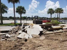 Construction at Lake Square Mall
