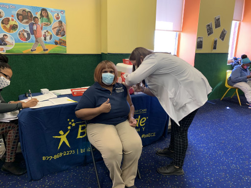 Brightside Academy and Rite Aid Host On Site COVID-19 Vaccination Clinic for Frontline Essential Childcare Staff and Educators