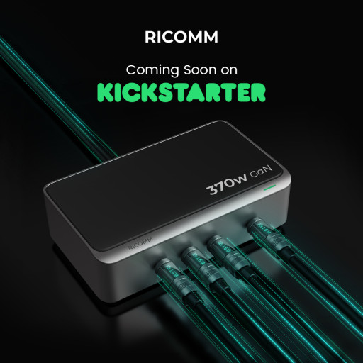 RICOMM Launches RCD3701 - the Next-Gen 370W GaN Desktop Charging Station