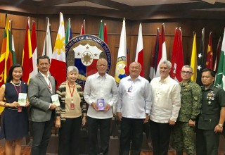 Police and military training session