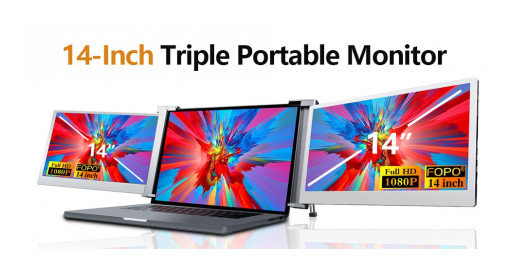 FOPO Launches New 14-Inch Portable Monitor Extender for Effective Multitasking