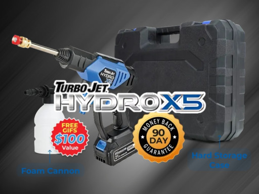 Hydro X5 Turbo Jet Power Washer Review 2025: Best Cordless Pressure Cleaner for Cars, Decks, and Home Use