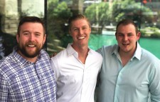 Justin McNally, Sterling Douglass, and Joe Lawton