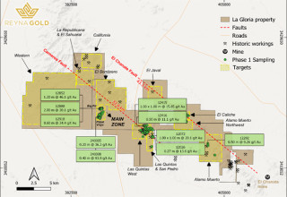 Reyna Gold Corp, Monday, January 10, 2022, Press release picture