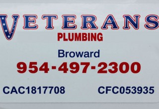 Veterans Plumbing Fort Lauderdale - Call 954-497-2300.