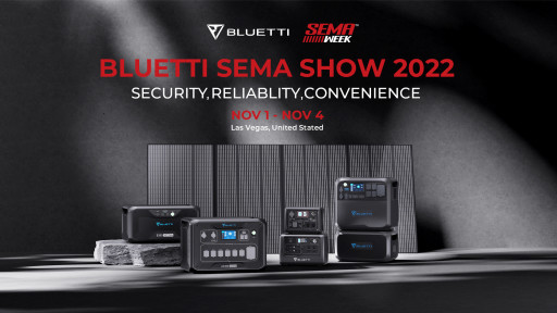 BLUETTI to Attend SEMA Show With Multiple Solar Innovations