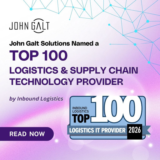 John Galt Solutions Named a 2026 Top 100 Logistics & Supply Chain Technology Provider by Inbound Logistics