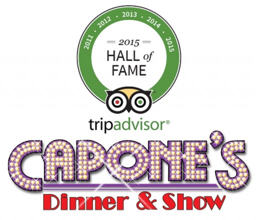 Capone's Dinner & Show Awarded 2015 Hall of Fame Award