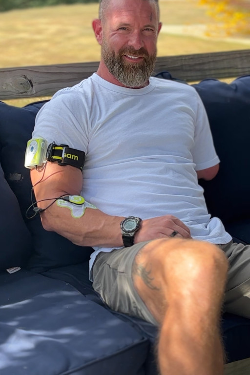 sam Wearable Ultrasound Device Helps U.S. Army Veteran Noah Galloway