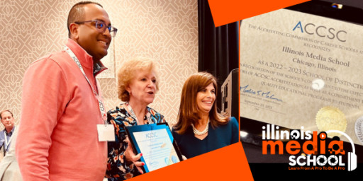 Ilinois Media School Earns 'School of Distinction' Recognition From Accrediting Commission of Career Schools and Colleges (ACCSC)