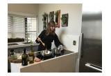 Jamie Geller Cooking in New Test Kitchen