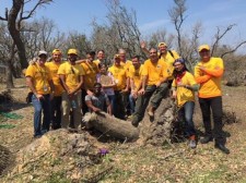 Scientology Volunteer Ministers helping emergency workers in Rockport, Texas