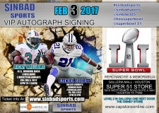 Ezekiel Elliott and Ricky Williams VIP Autograph Signing